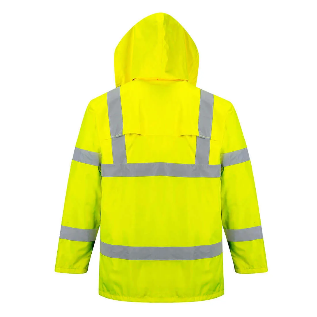 Portwest UH440 Hi-Vis Rain Jacket Yellow ANSI Class 3