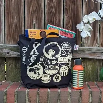 Power Button Tote Bag