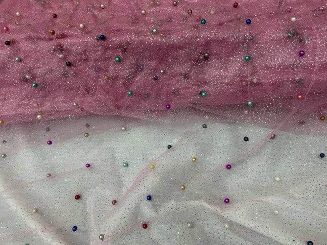 Princess Beaded Glitter Tulle