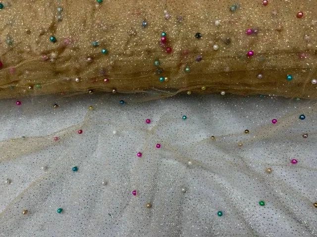 Princess Beaded Glitter Tulle