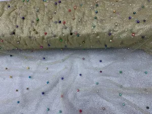 Princess Beaded Glitter Tulle