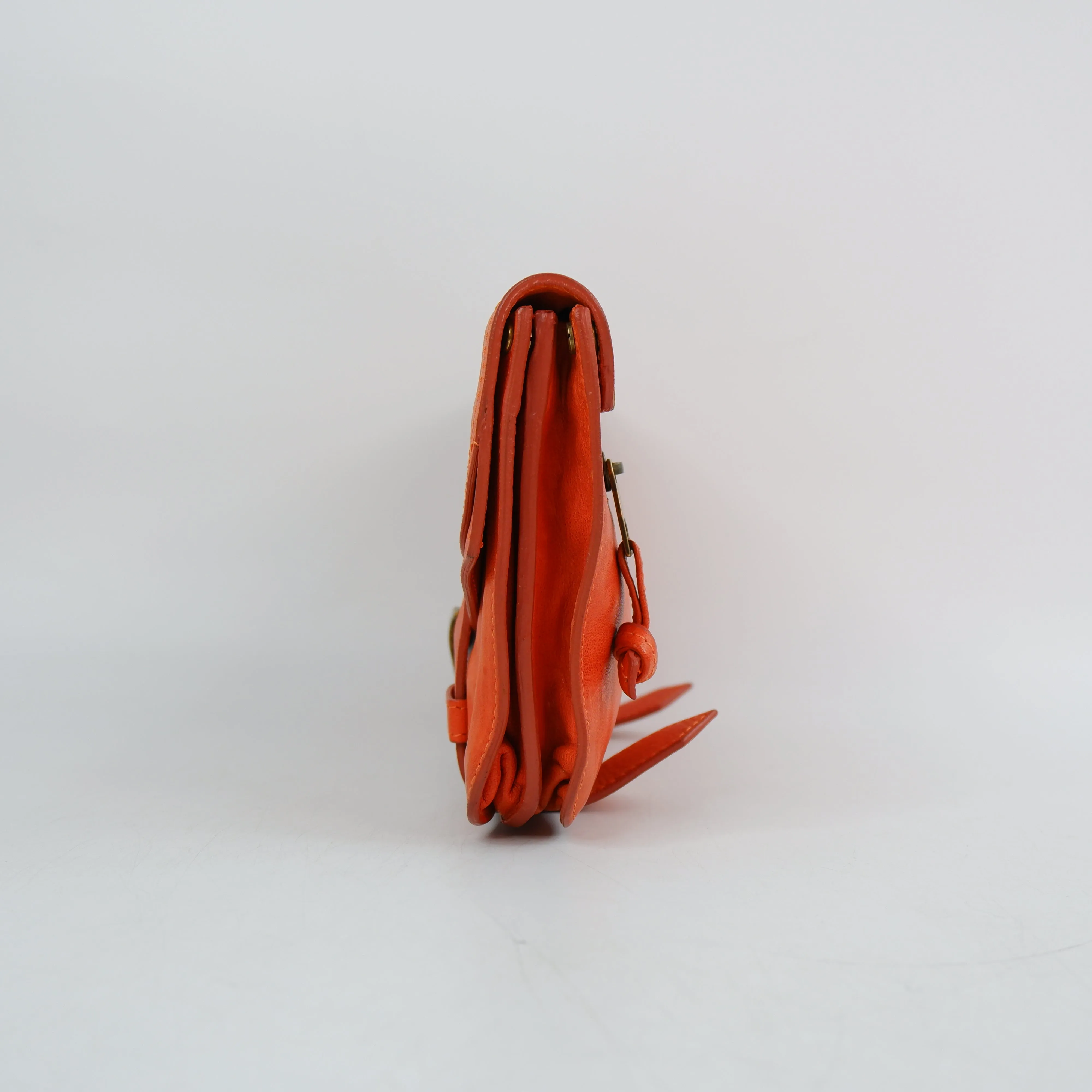 Proenza Schouler PS1 Clutch Orange