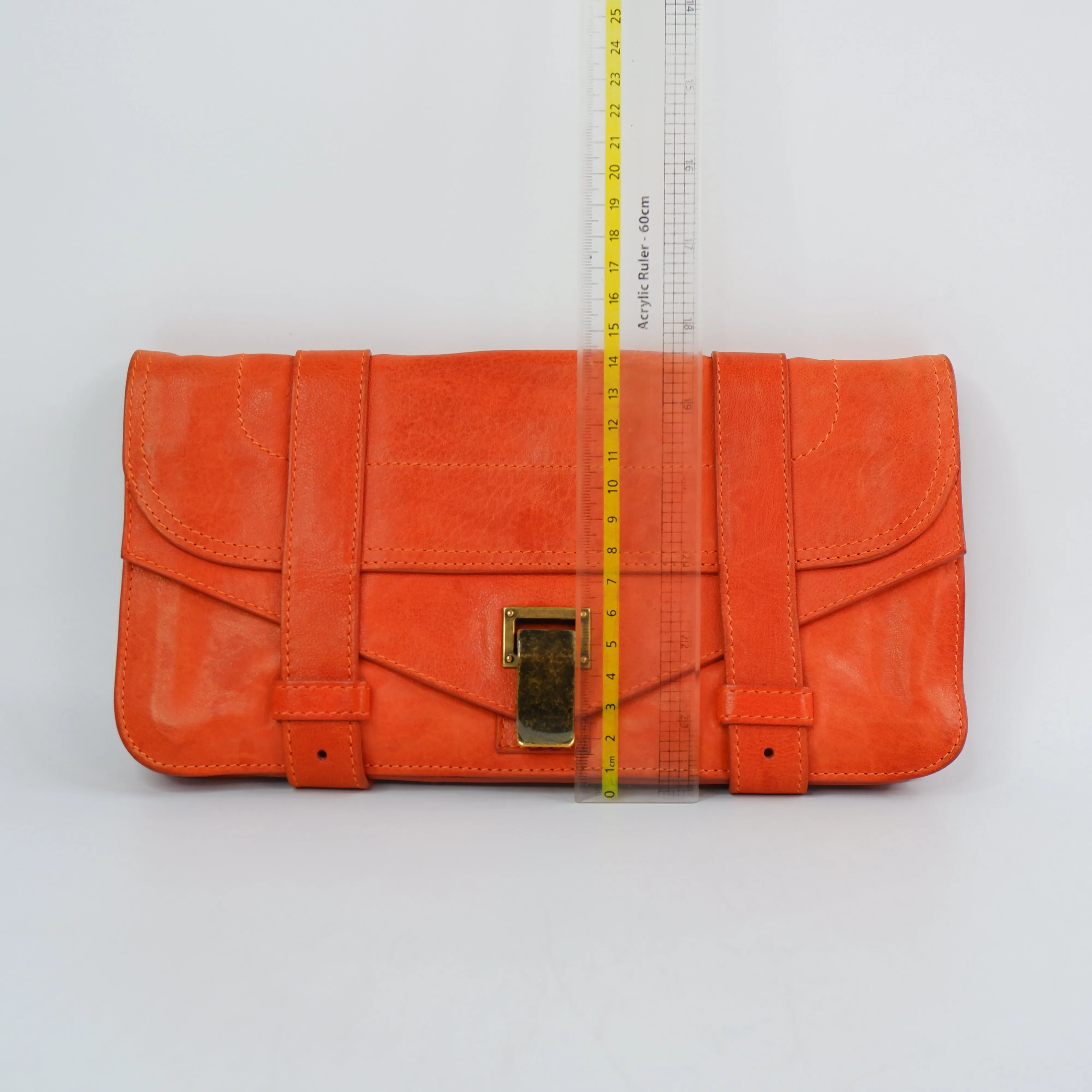 Proenza Schouler PS1 Clutch Orange