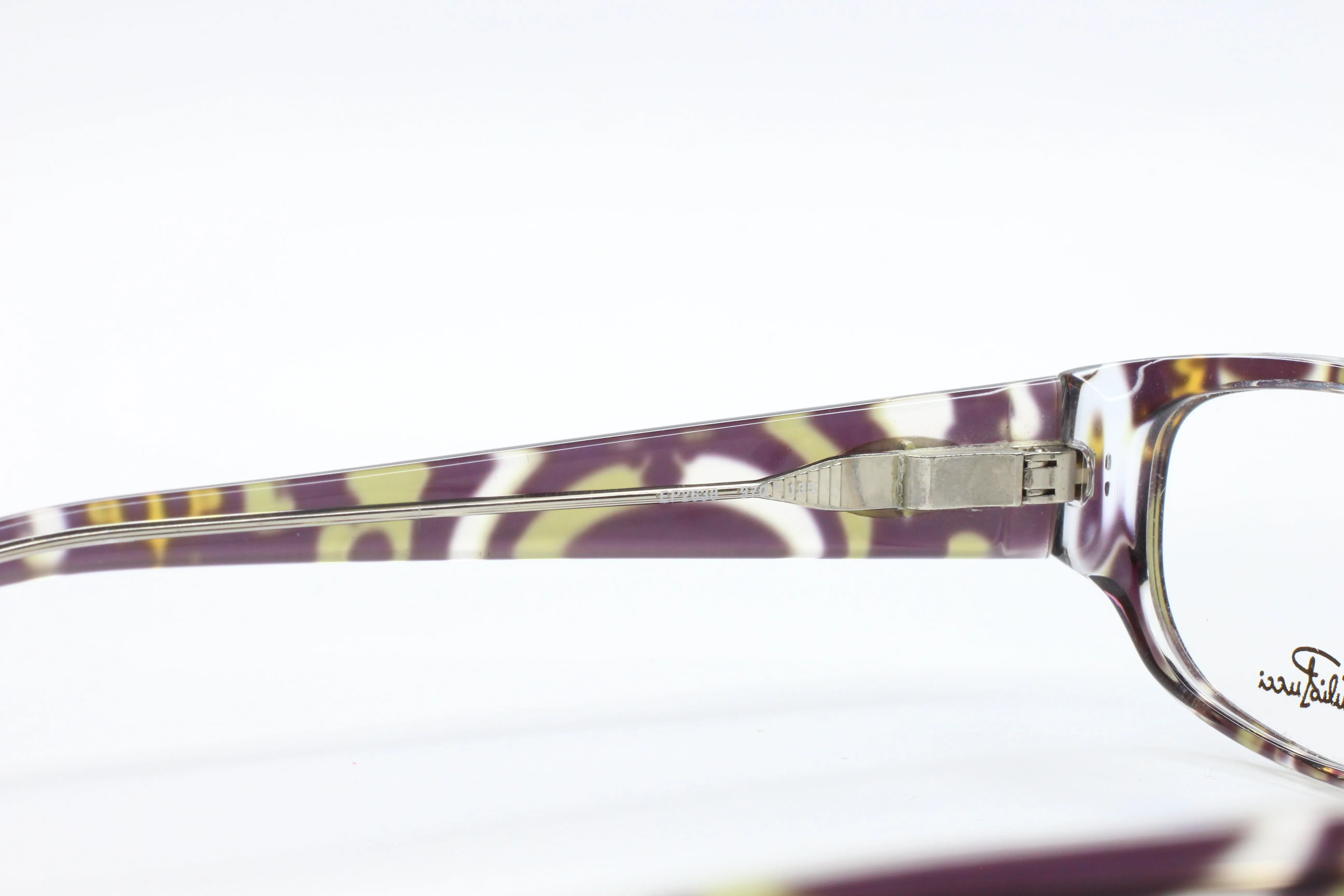PUCCI EP2638 970 Crystal/Multi Full Rim Acetate Italy Eyeglasses