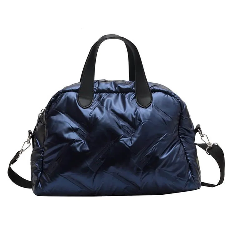 Puffer Shoulder Duffle Bag-Showtown