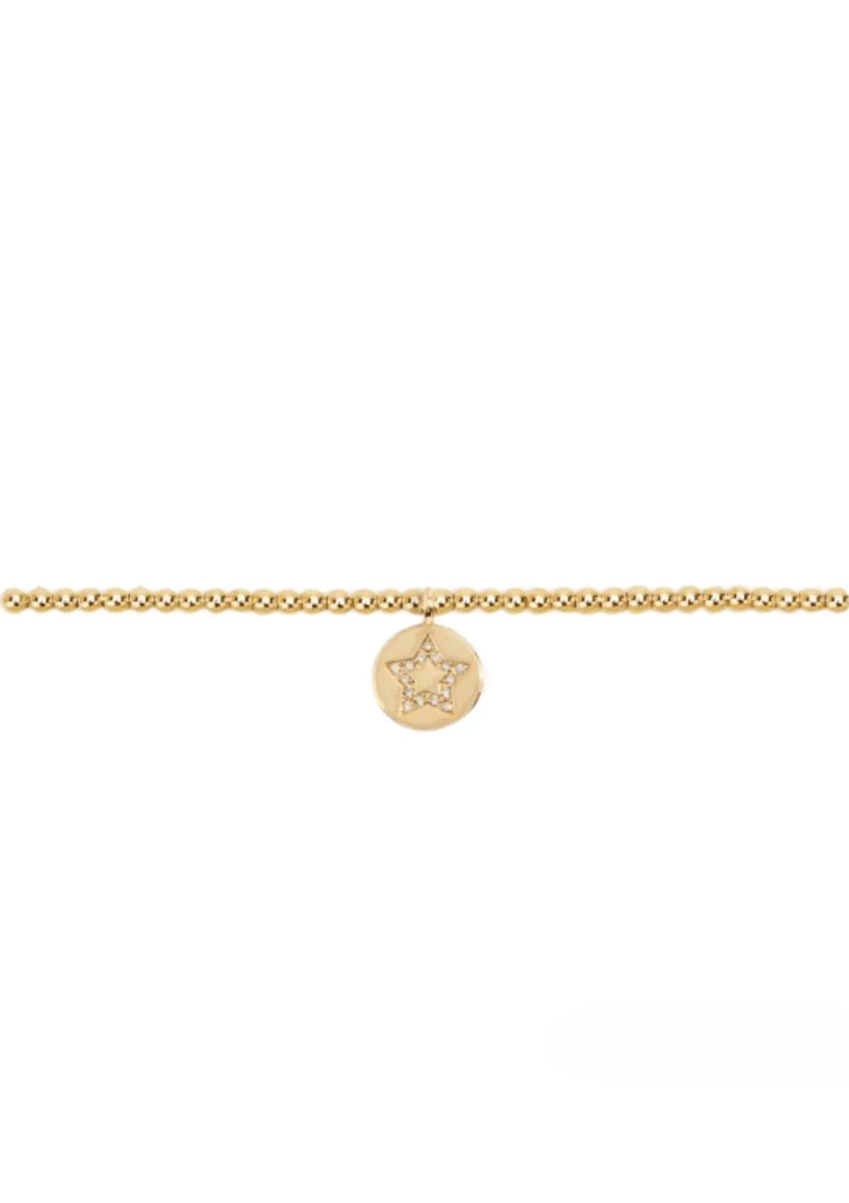 "Friends Like You Are Far And Few" Gold Bracelet