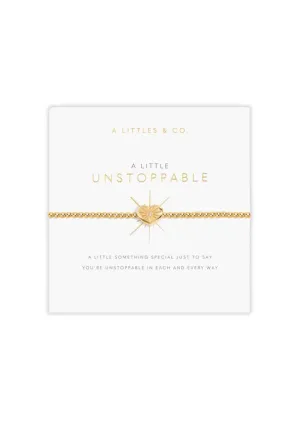 "Unstoppable" Gold Stretch Bracelet