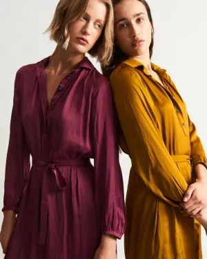 Raquel Allegra Vivienne Dress Gold