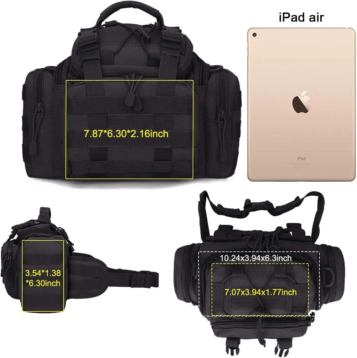 Recon Tactical M22 MOLLE Waist Pack | Multi-Function Modular Utility Bag