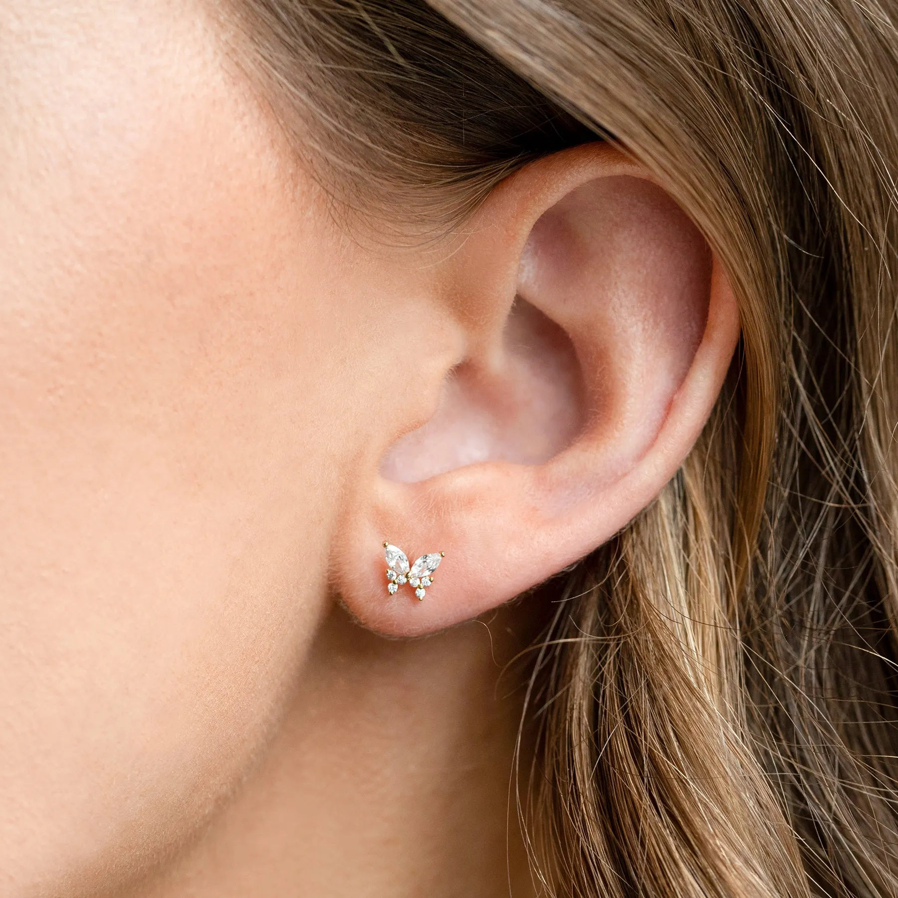Remember Me Butterfly Studs