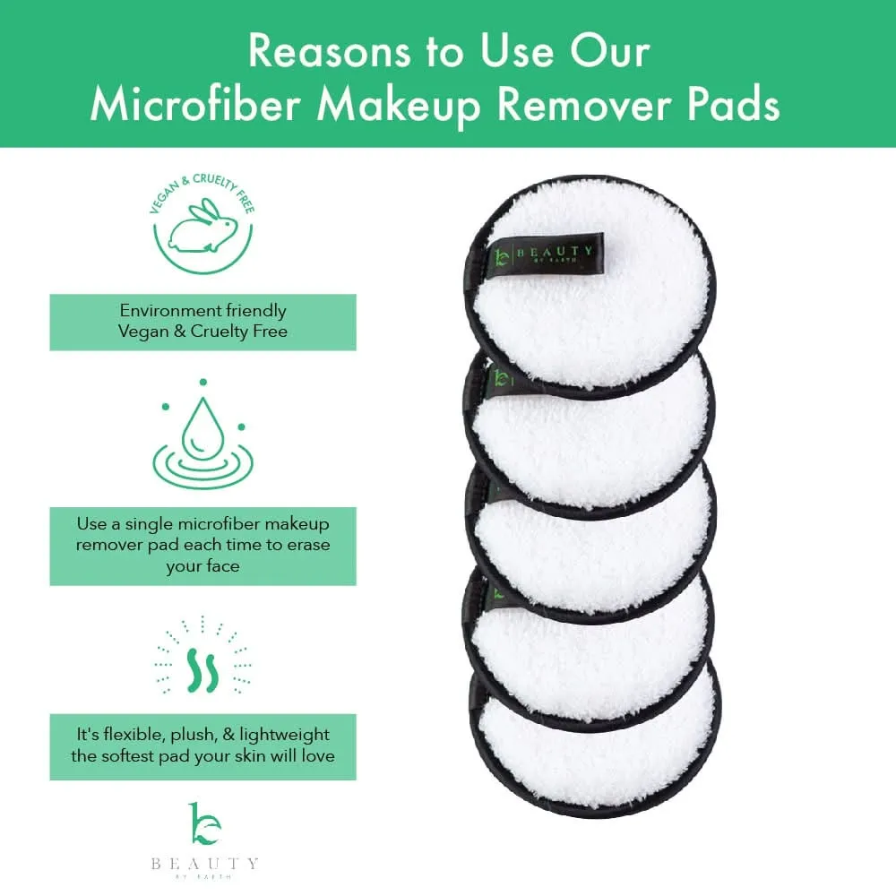 Reusable Microfiber Makeup Remover Pads (5-Pack) - (APPFREEBIE)