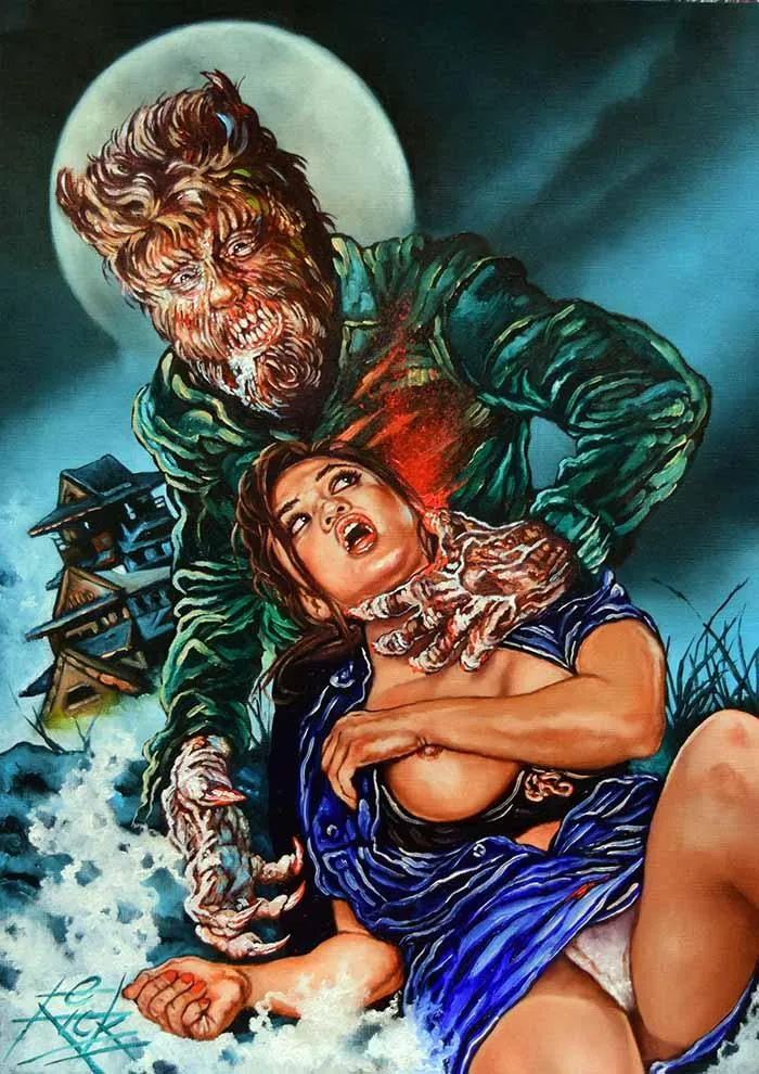 Rick Melton - The Beast And The Magic Sword - Classic Horror - Art Print