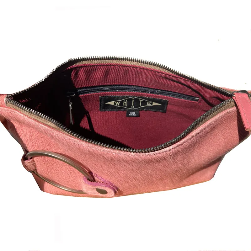 Ring Clutch - Pink Fur