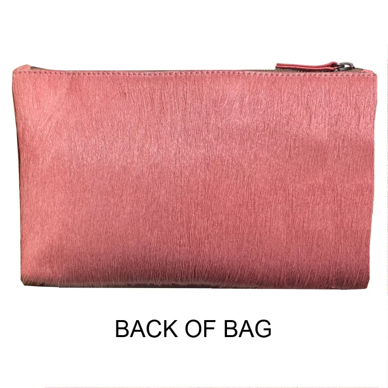 Ring Clutch - Pink Fur