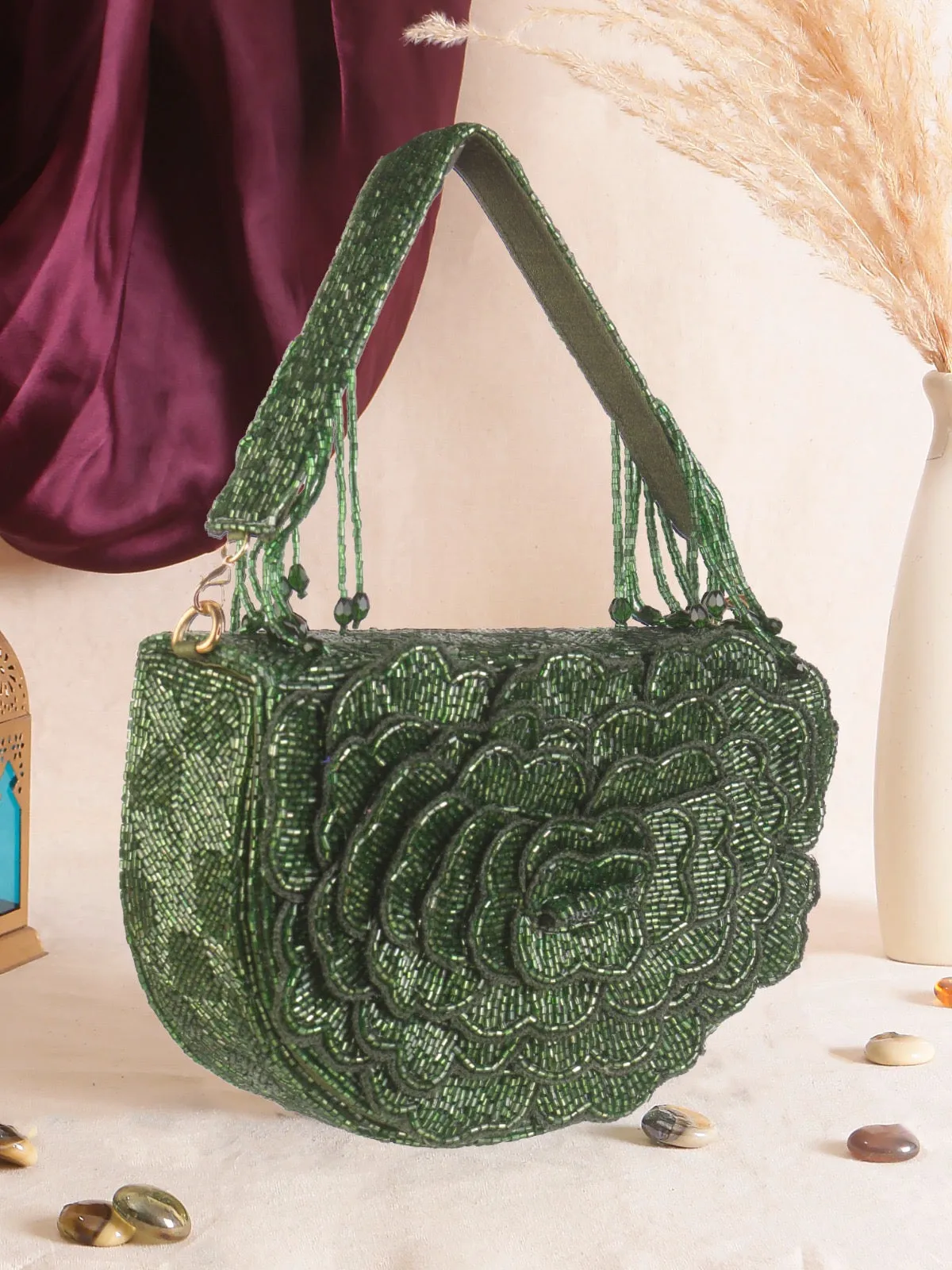 Rosila Flap Clutch Purse Cocktail bag