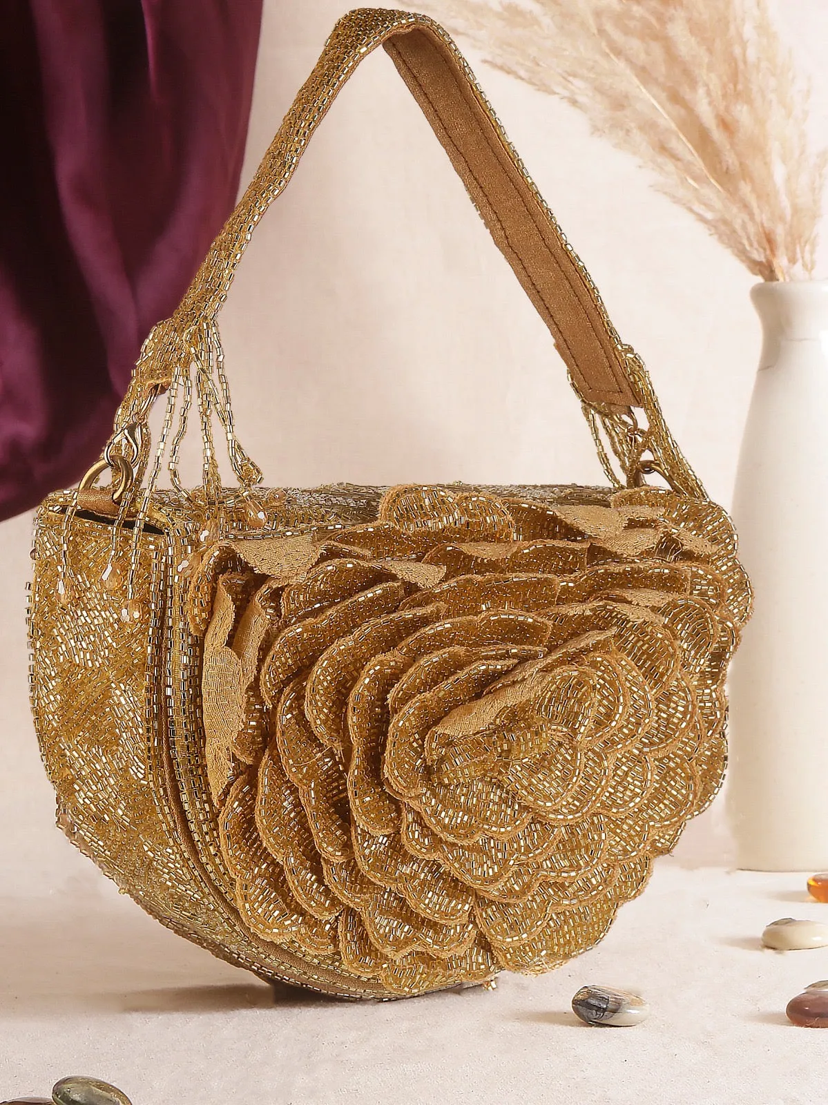 Rosila Flap Clutch Purse Cocktail bag