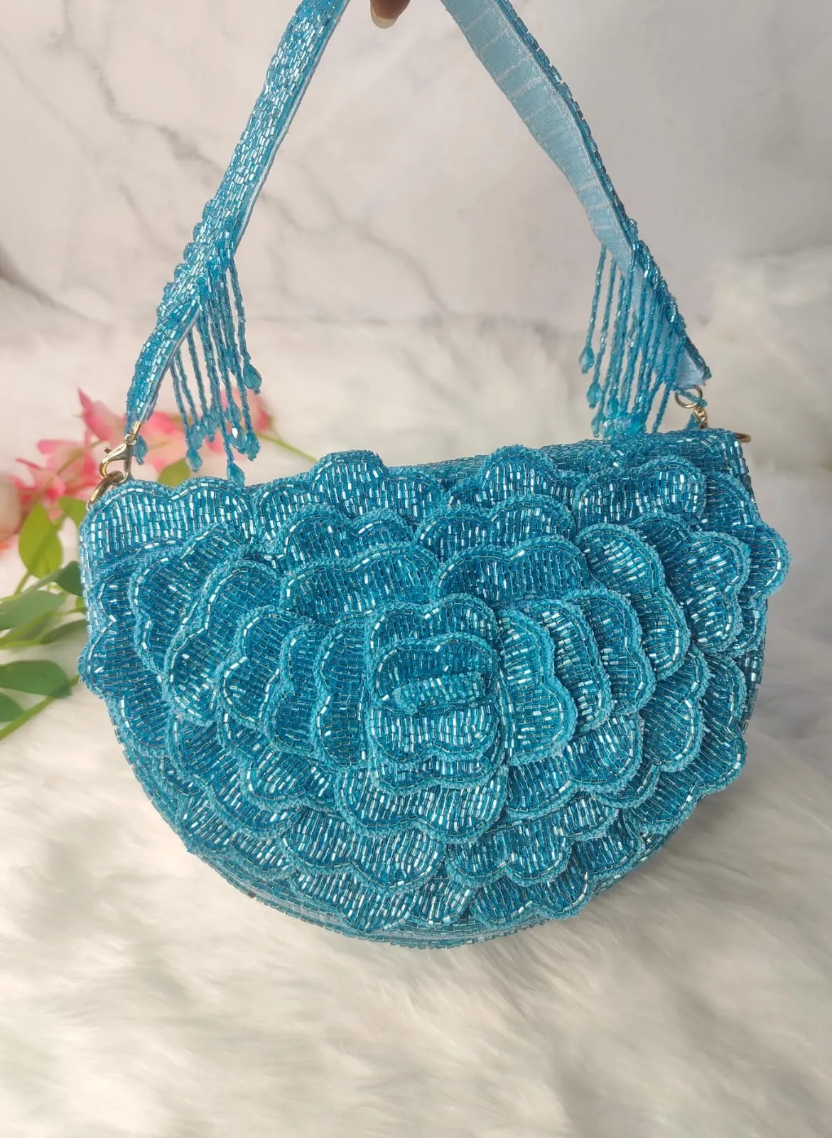Rosila Flap Clutch Purse Cocktail bag