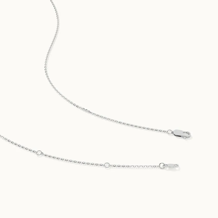 Round Cluster Diamond Necklace