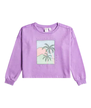 Roxy Dazzling Face B Sweatshirt-Lavendula