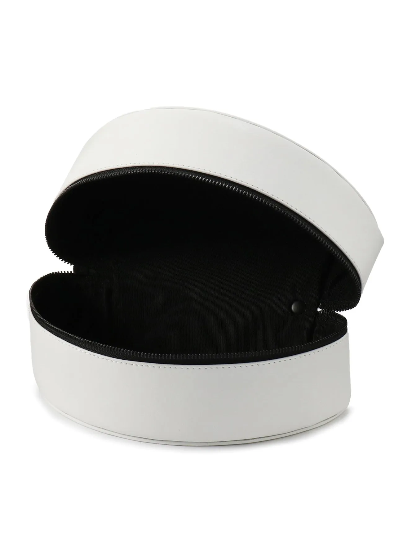 Rubber Touch Leather B Semi Circle Bag