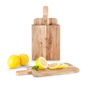 Rustic Farmhouse™ Acacia Wood Cutting Board Set by Twine