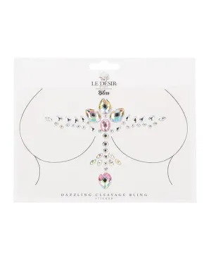 Shots Bliss Dazzling Cleavage Bling Sticker O/s