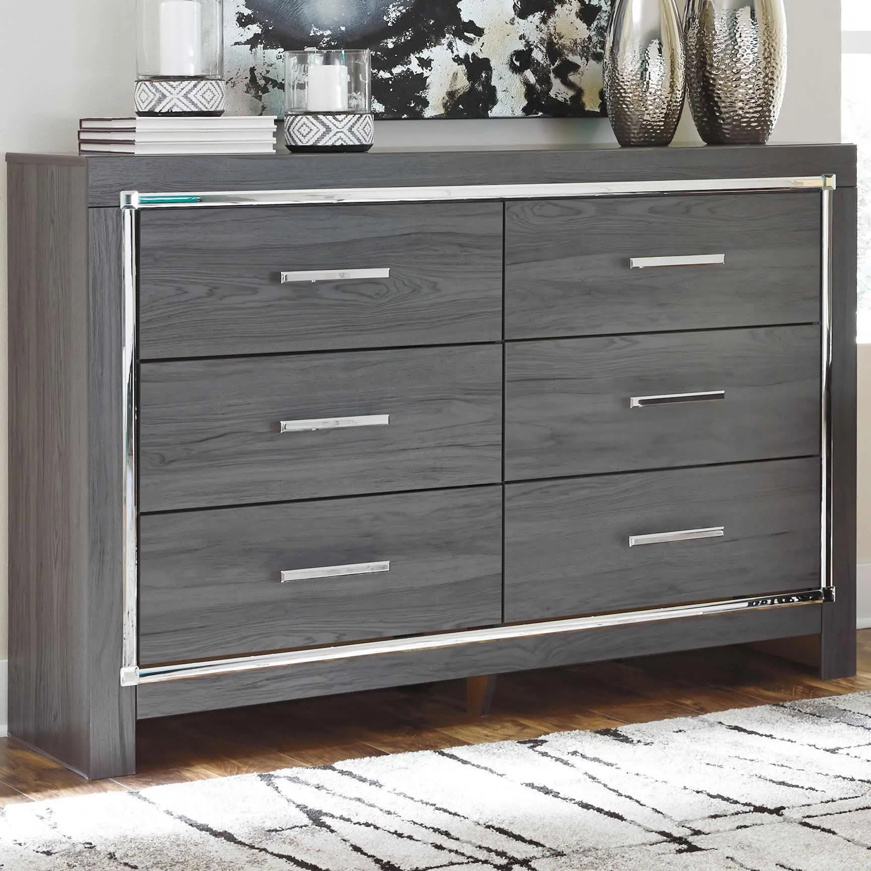 Signature Design by Ashley Lodanna B214 6 pc Full Panel Bedroom Set