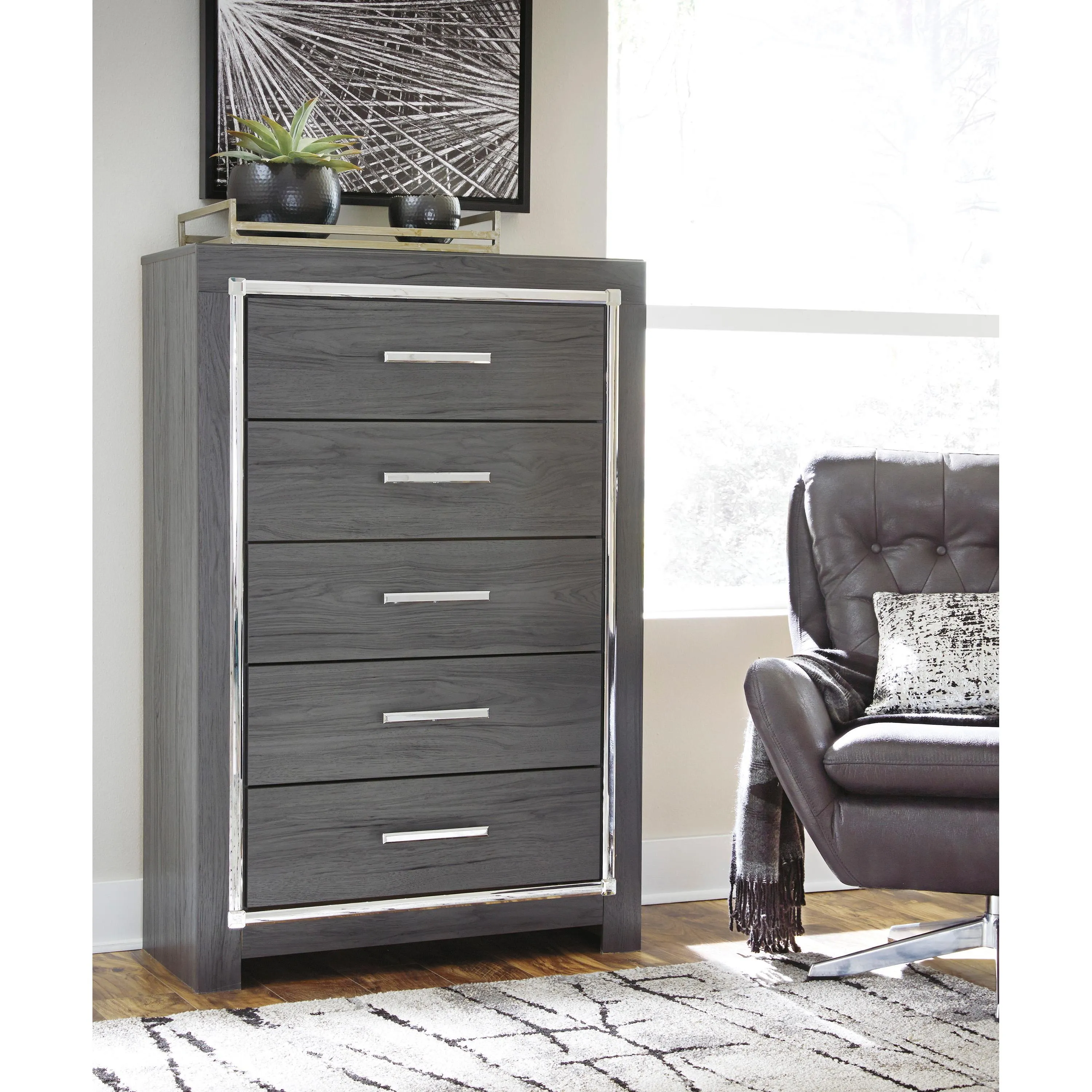 Signature Design by Ashley Lodanna B214 6 pc Full Panel Bedroom Set