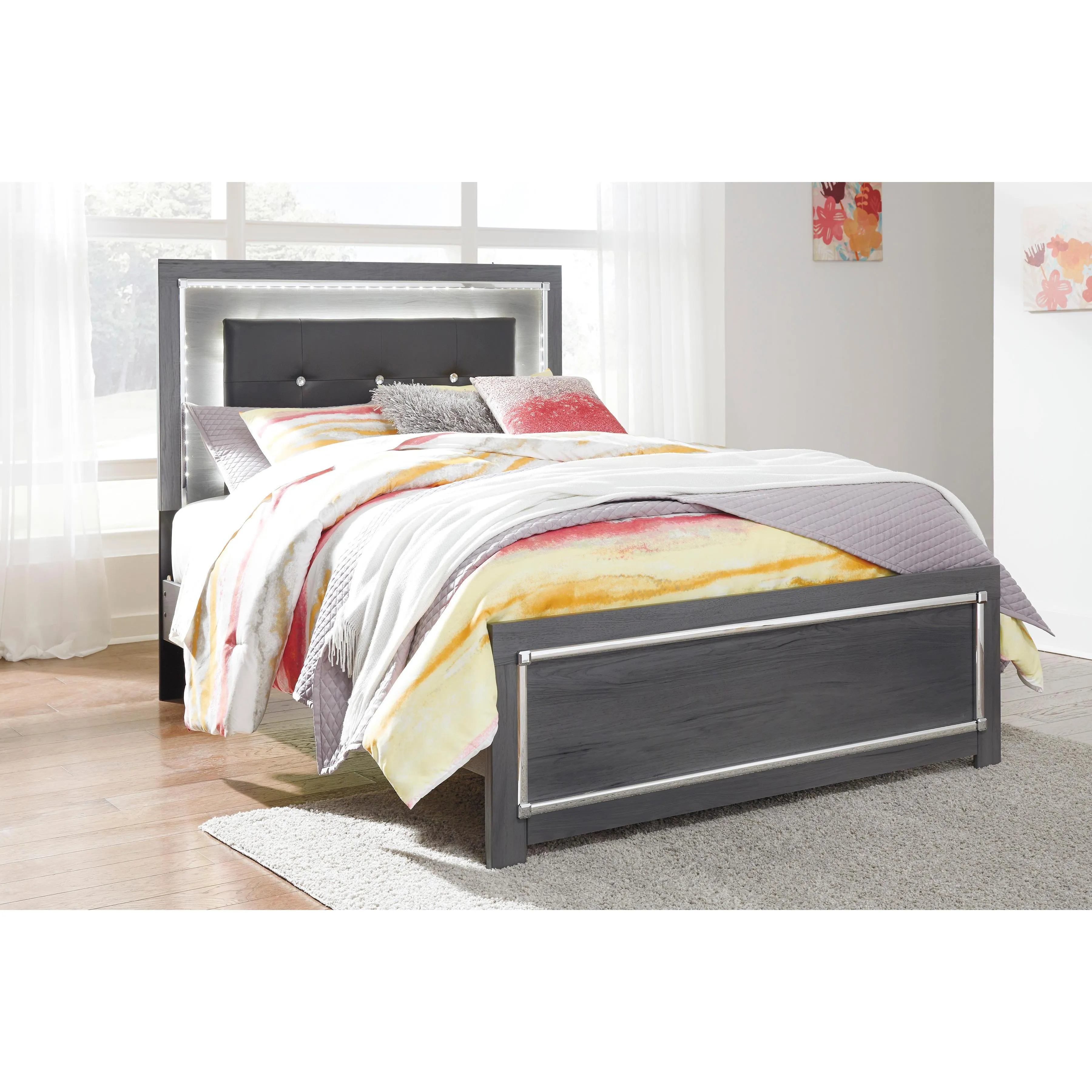 Signature Design by Ashley Lodanna B214 6 pc Full Panel Bedroom Set