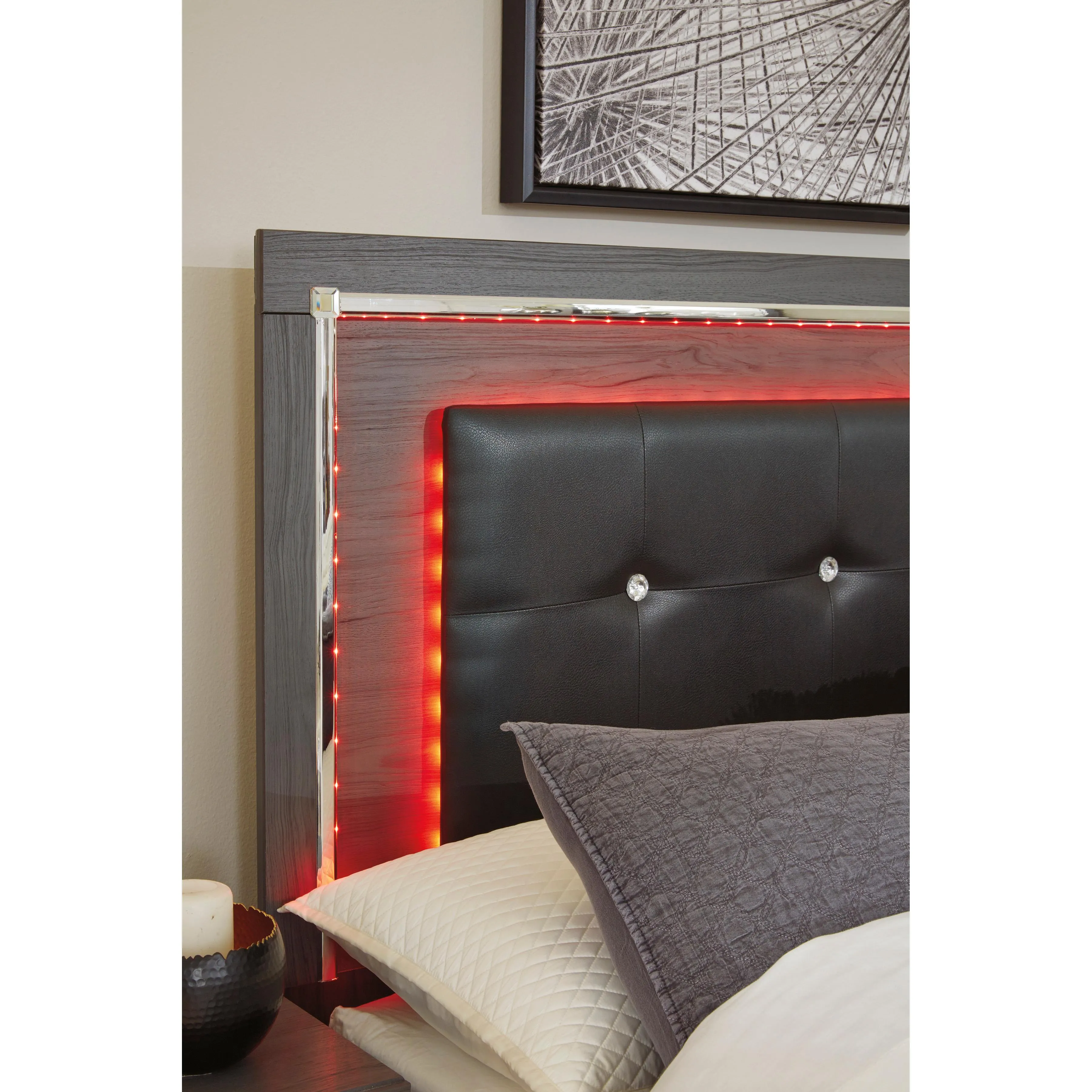 Signature Design by Ashley Lodanna Queen Panel Bed B214-57/B214-54/B214-96