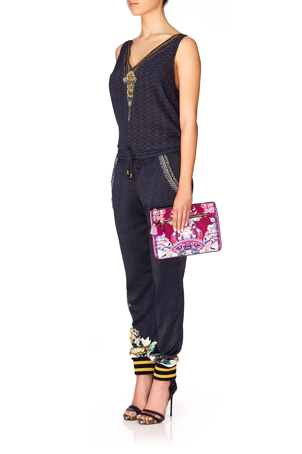 SMALL CANVAS CLUTCH LITTLE OSAKA GIRL