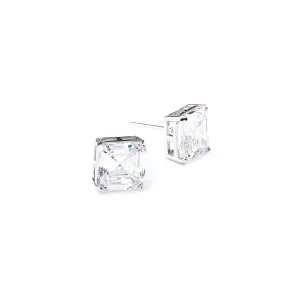 Solitaire CZ Asscher Earrings ( 1 CM )