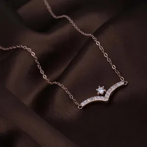Starlit Elegance Necklace | Rose Gold