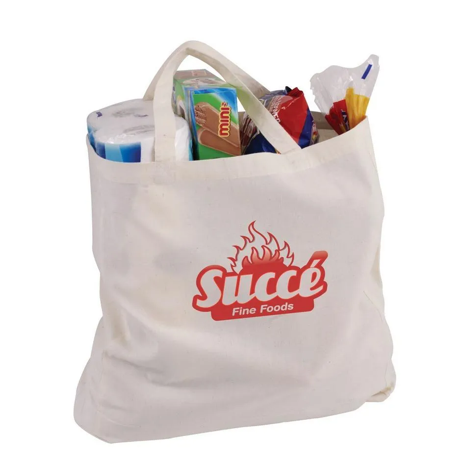 Stock Calico Shopping Bag With Short Handle(SCB-30P)