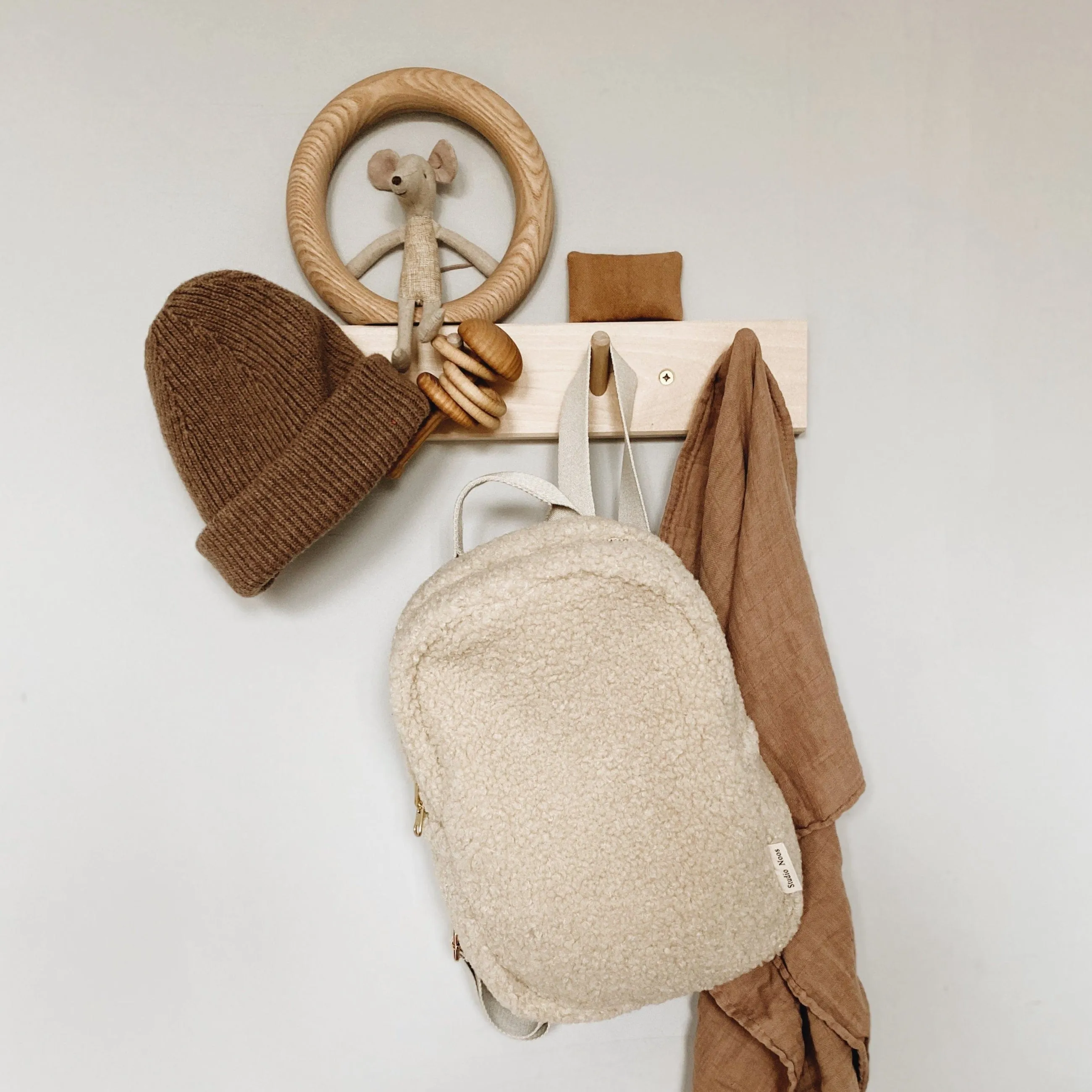 Studio Noos Teddy Mini Backpack (Ecru)