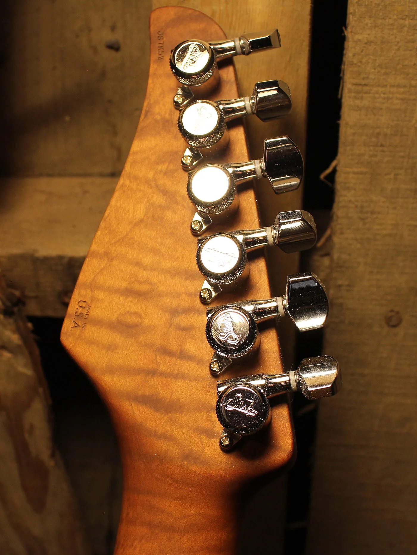 Suhr Select Classic T HH Guitar, Roasted Flamed Neck, Black, Rosewood