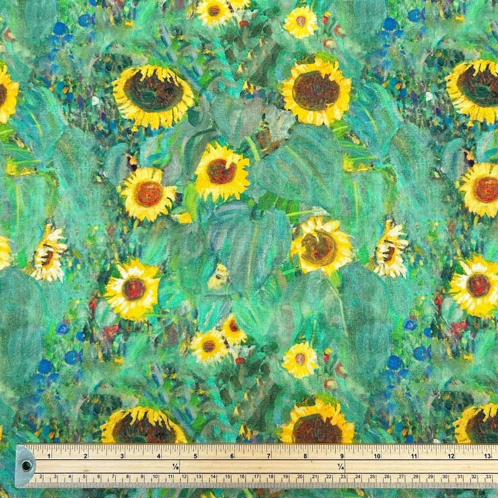 Sunflowers Water Resistant Fabric