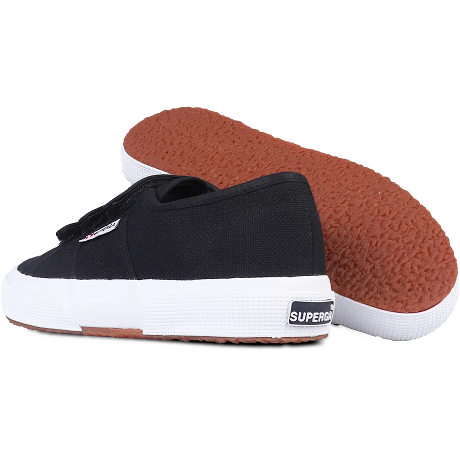 Superga Strap Black Full White
