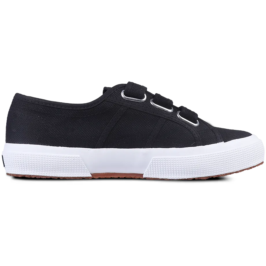 Superga Strap Black Full White