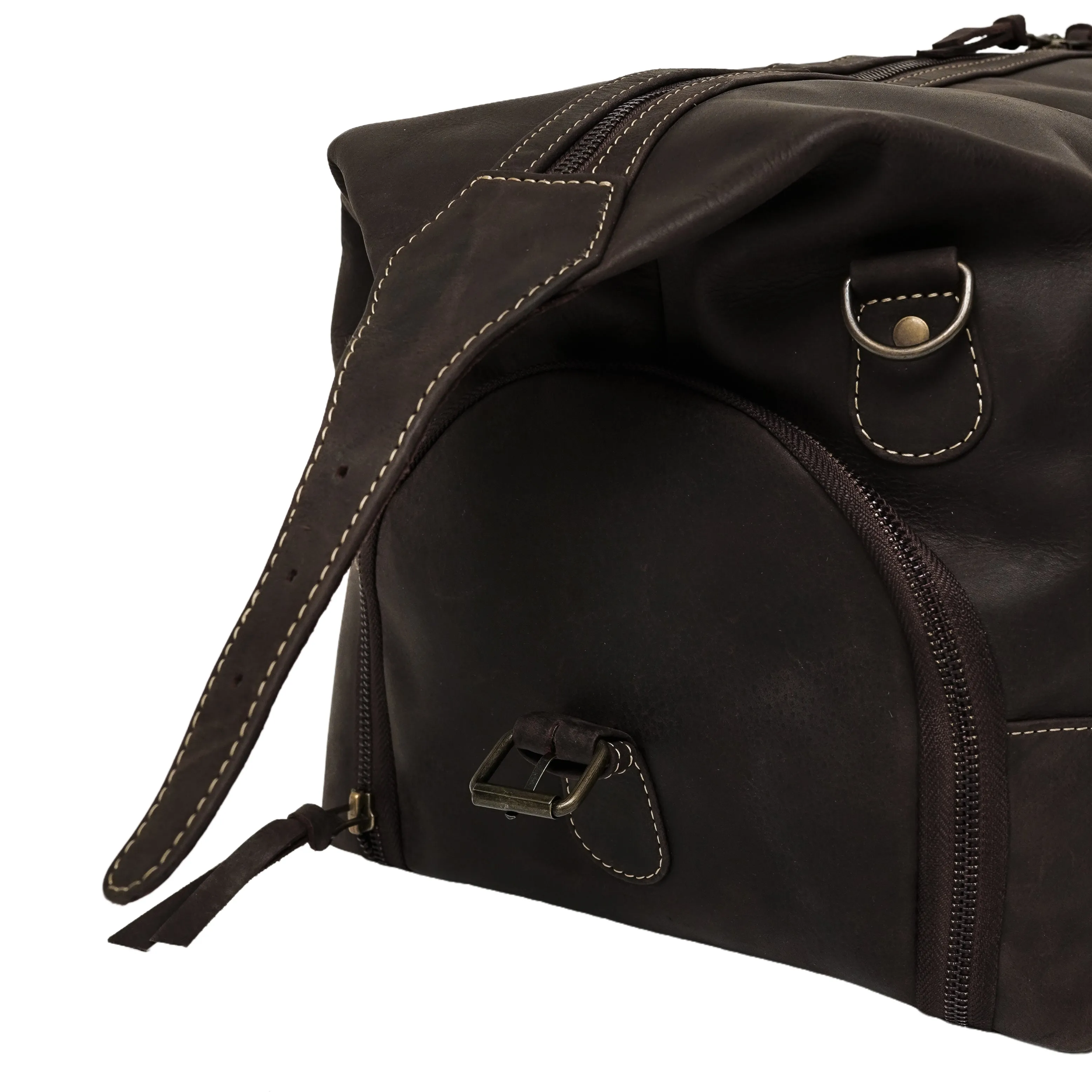 The Weekender Travel Leather Duffle Bag