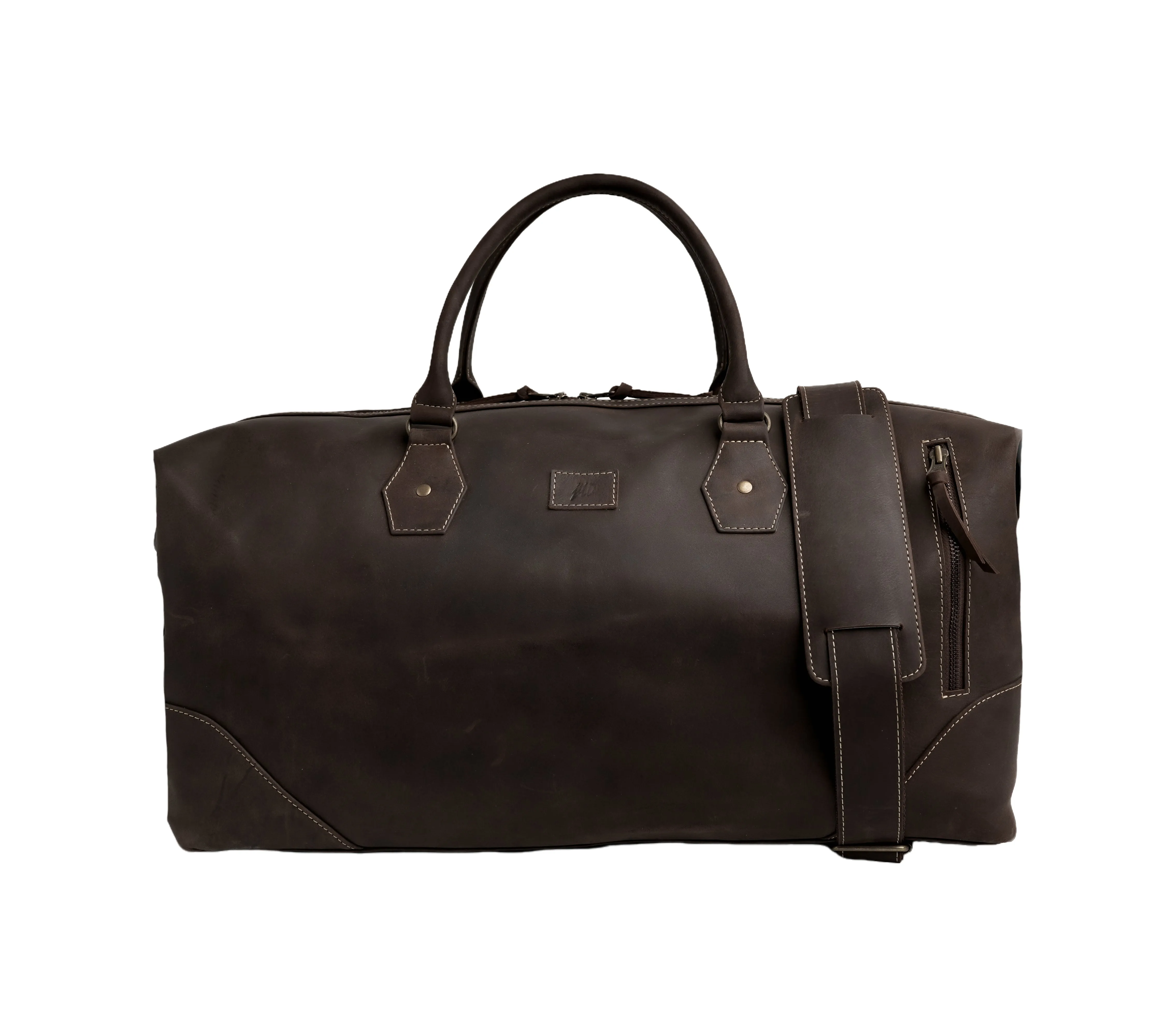 The Weekender Travel Leather Duffle Bag