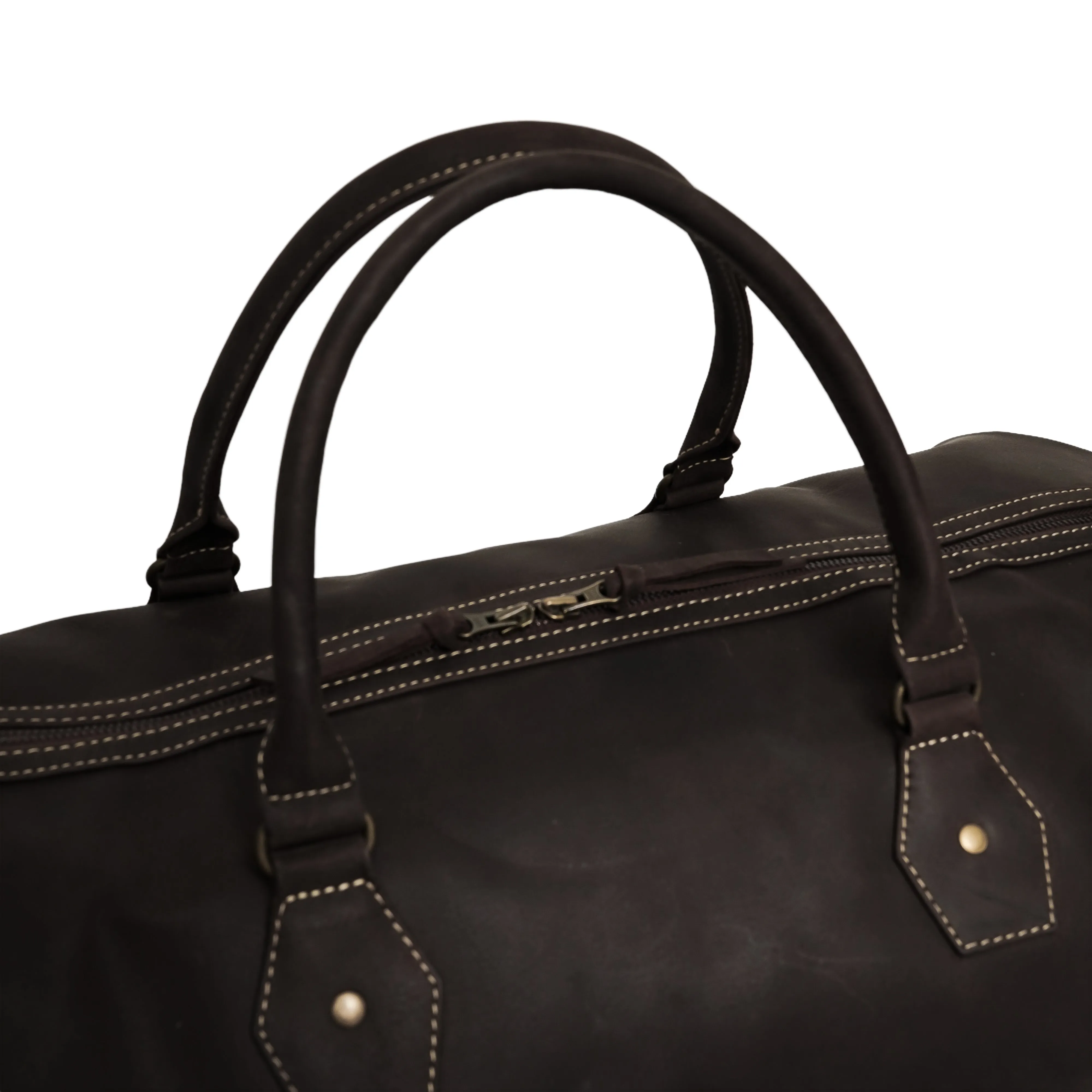 The Weekender Travel Leather Duffle Bag