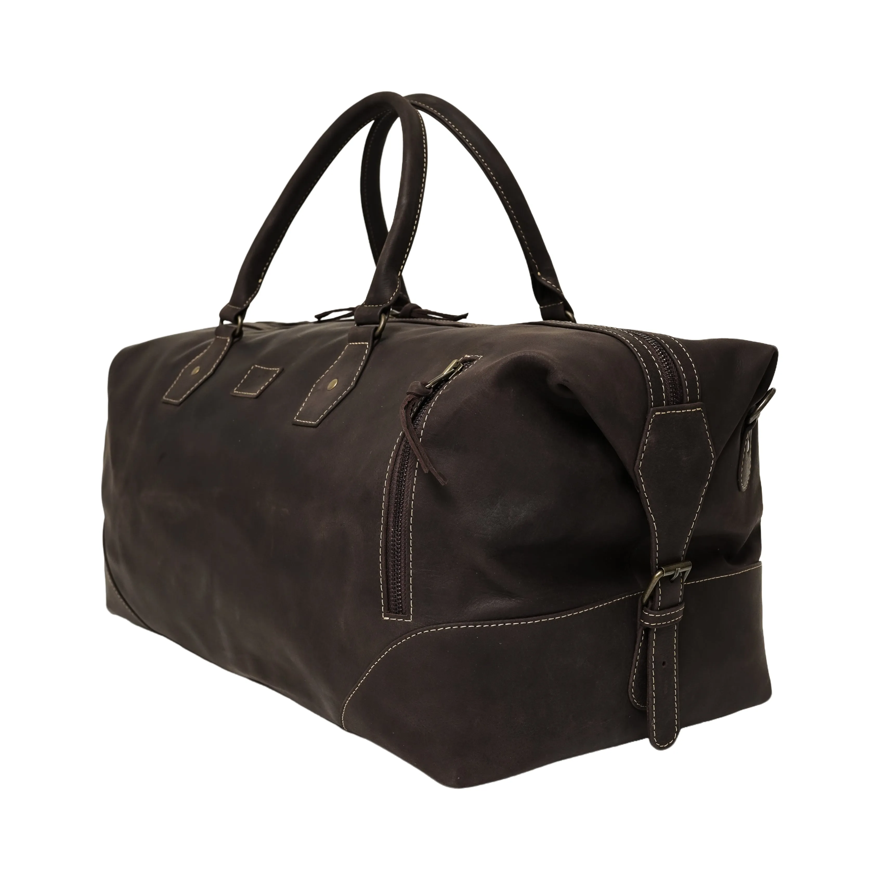 The Weekender Travel Leather Duffle Bag