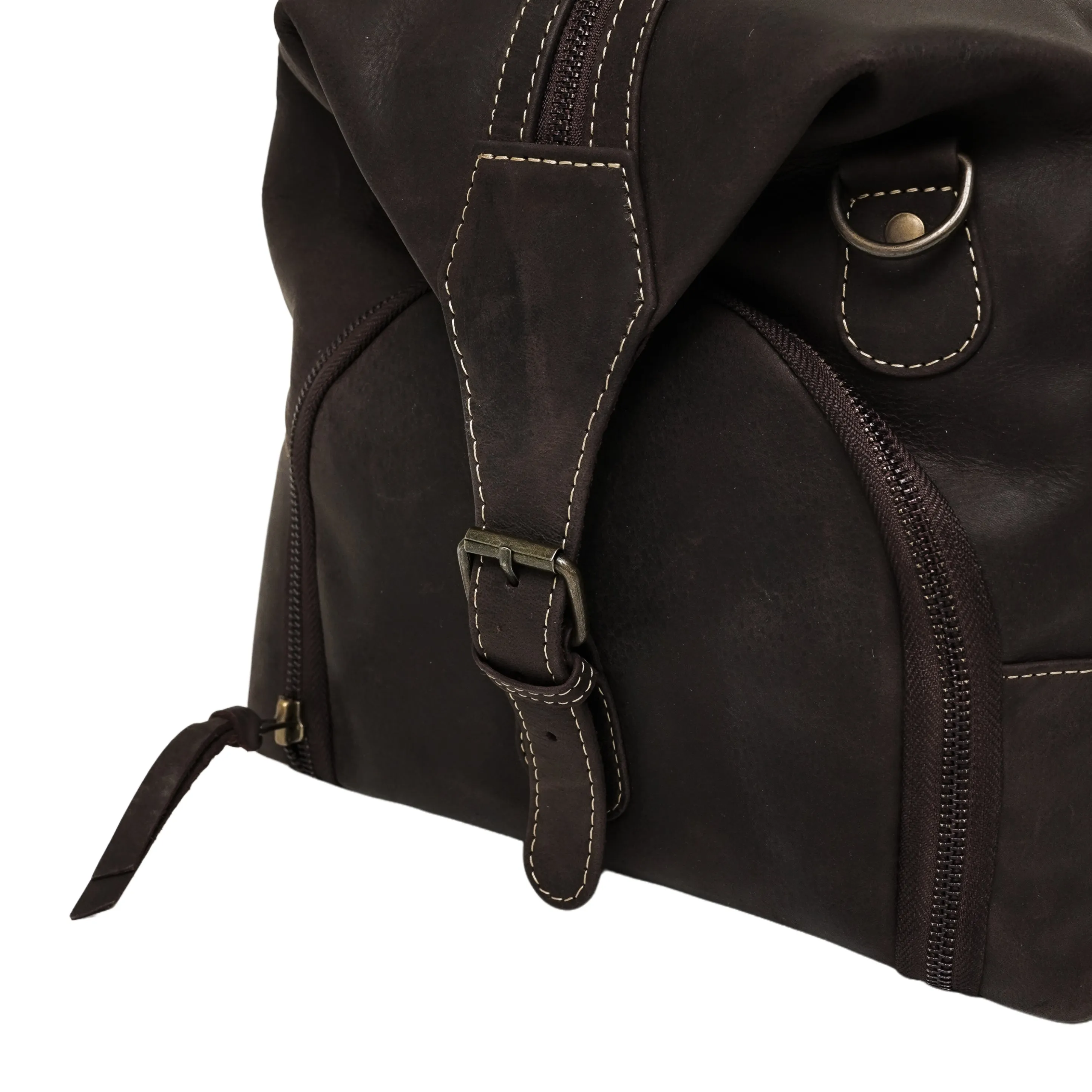 The Weekender Travel Leather Duffle Bag