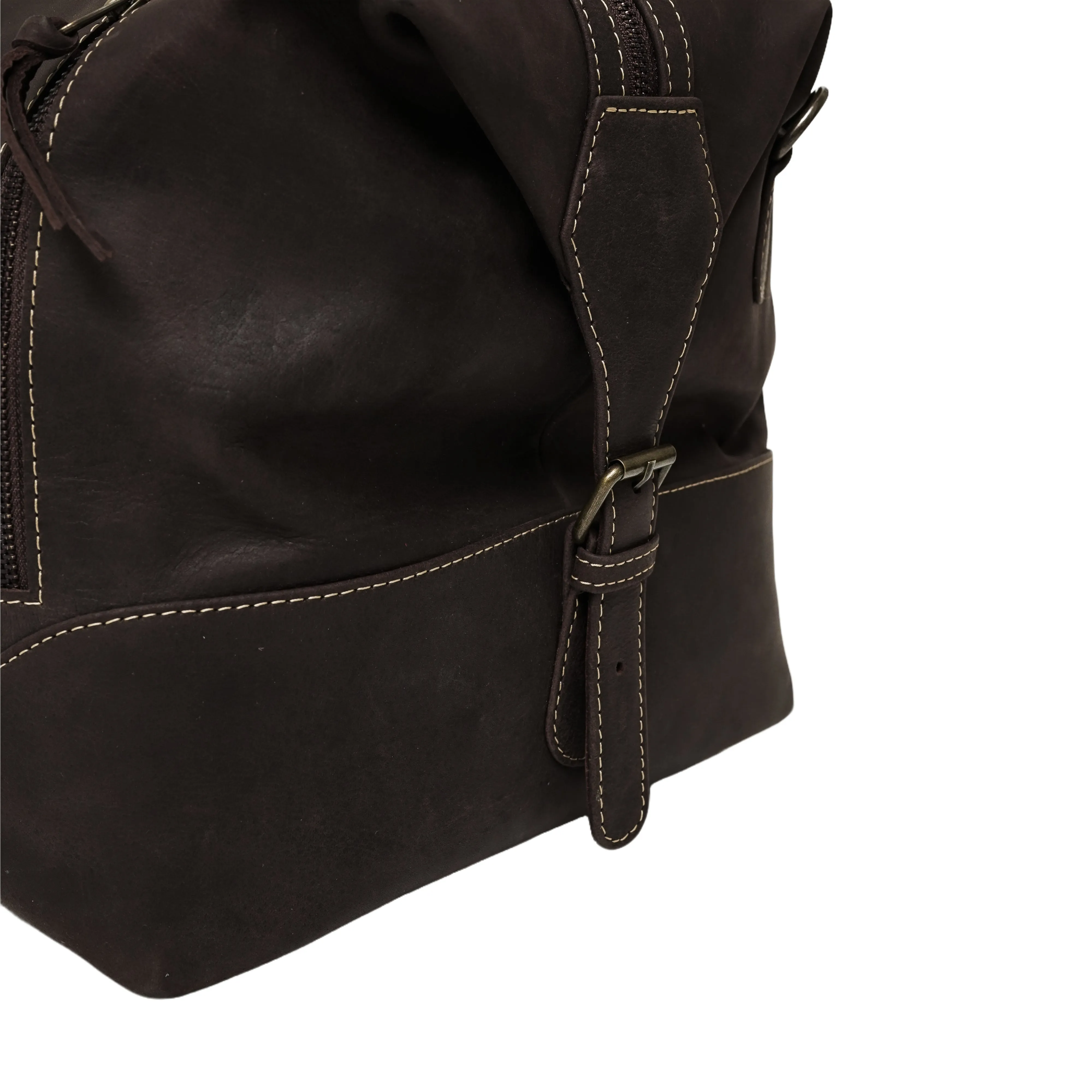 The Weekender Travel Leather Duffle Bag