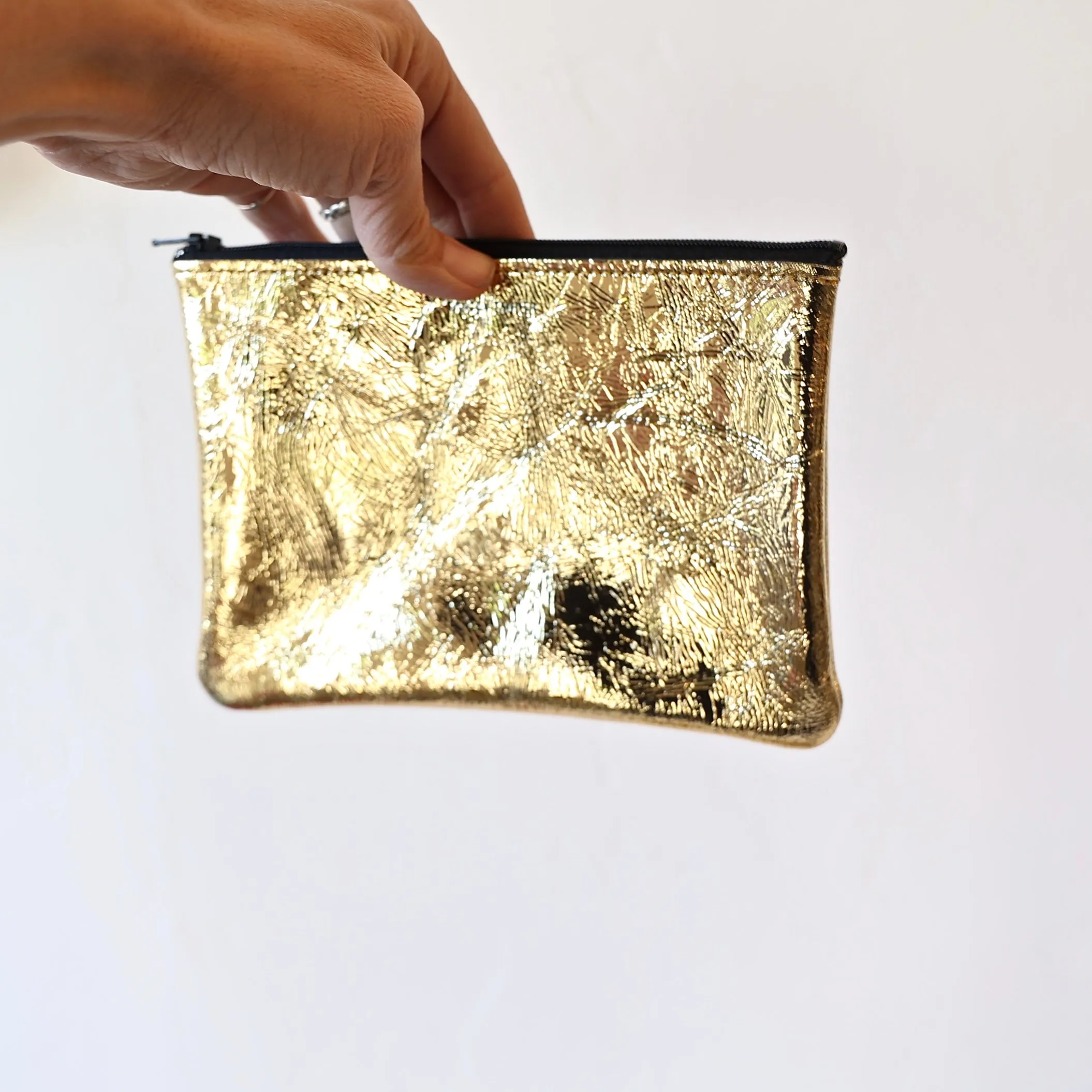 Tracey Tanner Medium Leather Zip Pouch - 6 Colors