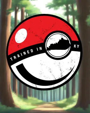 Trained in Kentucky UV Coated Decal | Tee See Tee Exclusive