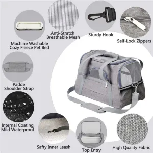 Travel Bag for Dog Cat - Portable and Secure Pet Carriers