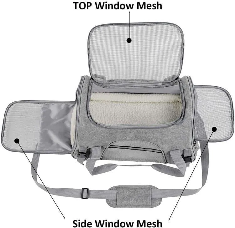 Travel Bag for Dog Cat - Portable and Secure Pet Carriers