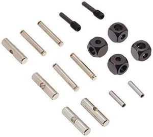 Traxxas 5452 U-joints driveshaft (carrier (4) 4.5mm cross pin (4) 3mm cross pin (4) e-clips (20)) (metal parts for 2 driveshafts)